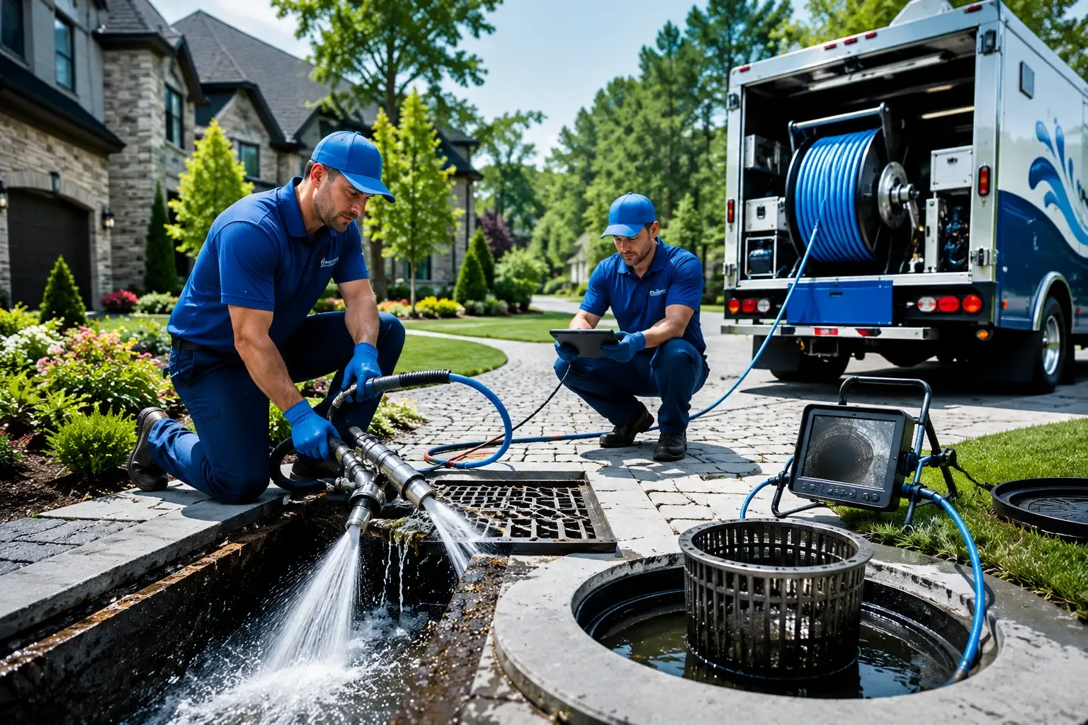 Local outdoor drain cleaning professionals in York New Salem, PA