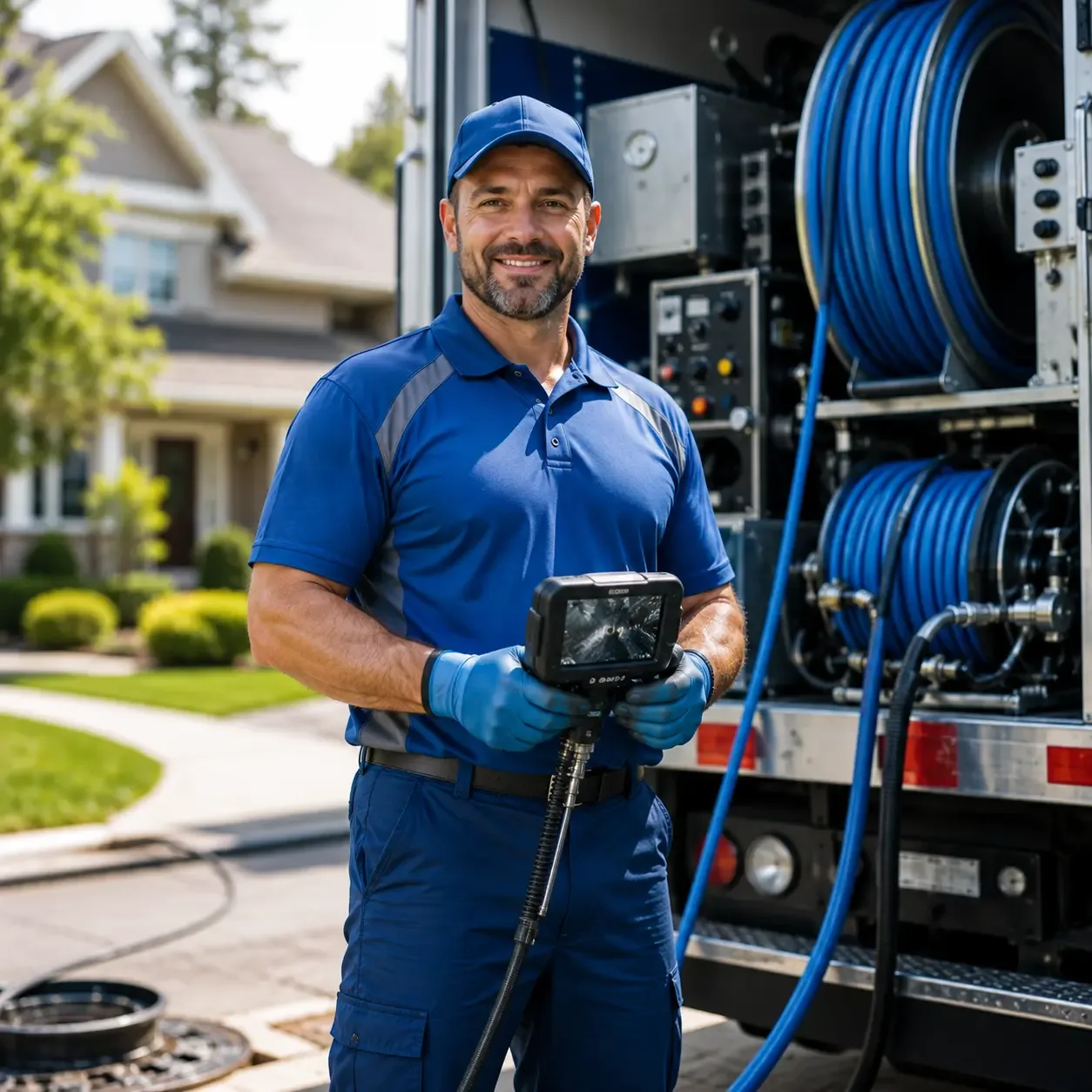 Local outdoor drain cleaning specialists in York New Salem, PA